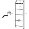 5 Tier Over The Door Towel Rack Bathroom Behind Door Towel Holder with Hooks
